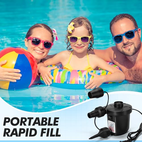 image for Gisafai 3 Pieces Electric Air Pump with 3 Nozzles Electric Pump Air Ma