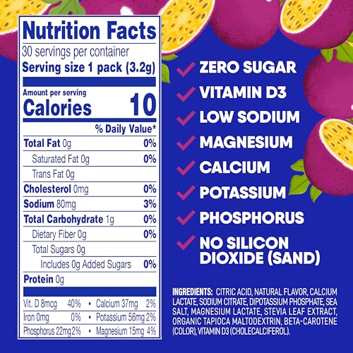 Image of GoHydrate Low Sodium Electrolyte Powder Sugar Free - Passion Fruit 30 Count