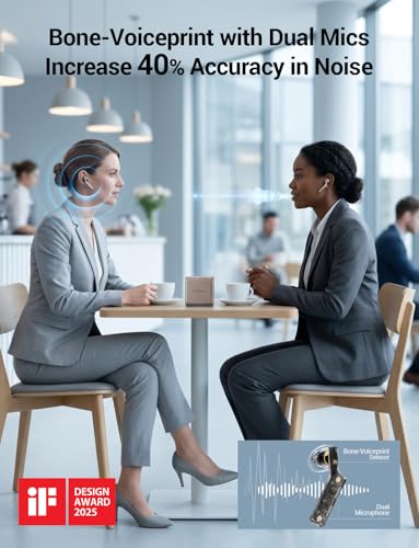 Image of Timekettle W4 Translation Earbuds,Bone-Voiceprint Sensor for Clear Voice in Noise, AI Translator Correction,Protected Privacy with GDPR,Bluetooth,iOS /Android APP for Business & Relationships Gold