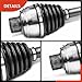 A-Premium Pair (2) Front CV Axle Shaft Assembly Compatible with Audi A6 2016, A6 A7 A8 Quattro 2012-2018, Q5 2009-2015, S6 S7 S8 2013-2018, RS7 2014-2018, SQ5 2014-2017, Driver and Passenger Side