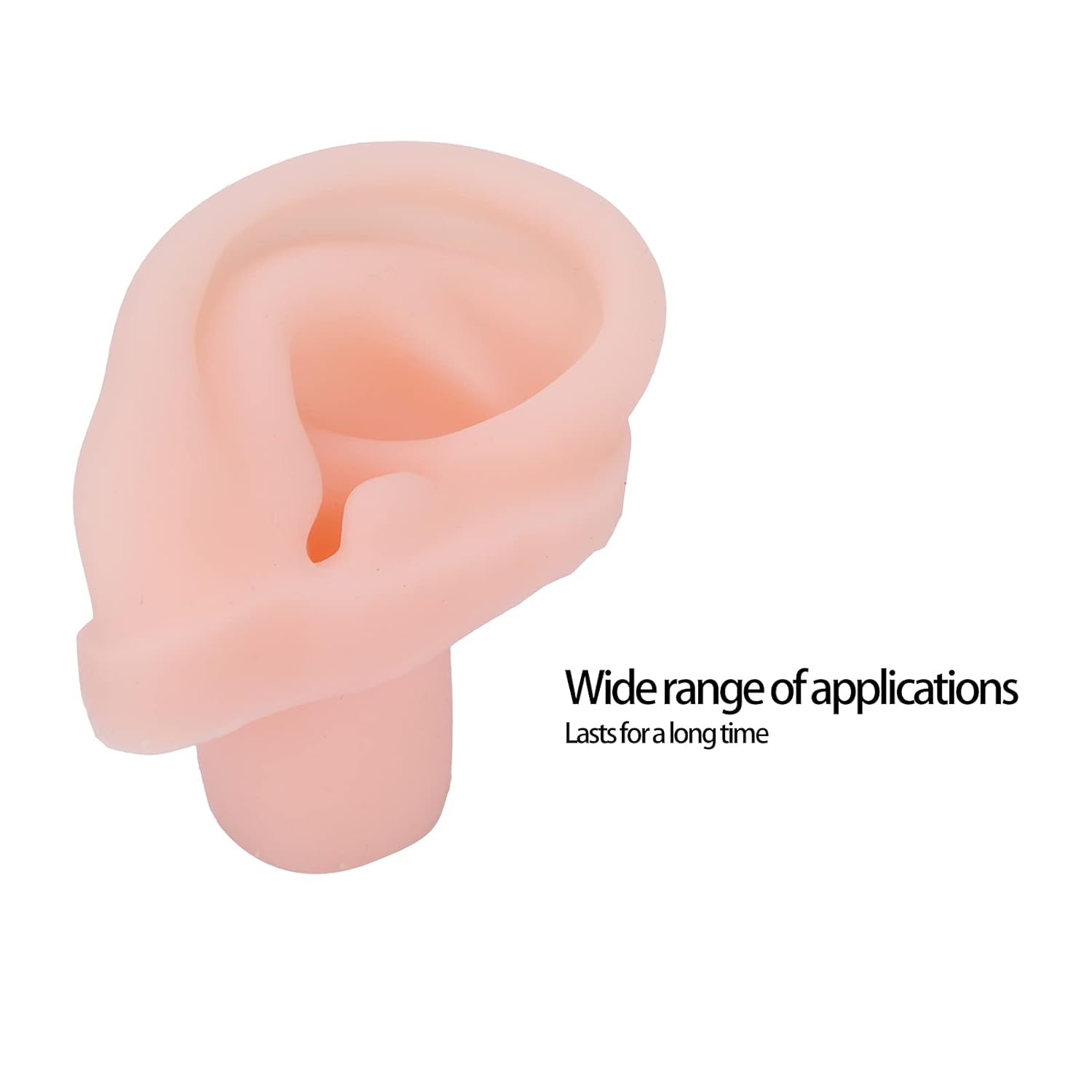 Ear Model, Silicone Perfect Accessory Wide Range of Application Display Ear Model Waterproof for School for Teaching for Hospital for Laboratory