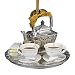 Kurt Adler Downton Abbey Teapot Set Ornament, 4.13-Inch