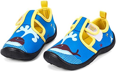 nerteo Boys Girls Cute Aquatic Water Shoes & Beach, Swim, Pool, Water Park & Toddler/Little Kid
