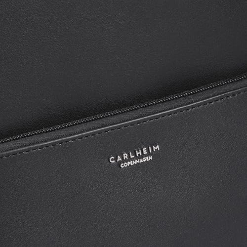 Carlheim Unisex Louvre Leather Backpack, black, M - Image 6