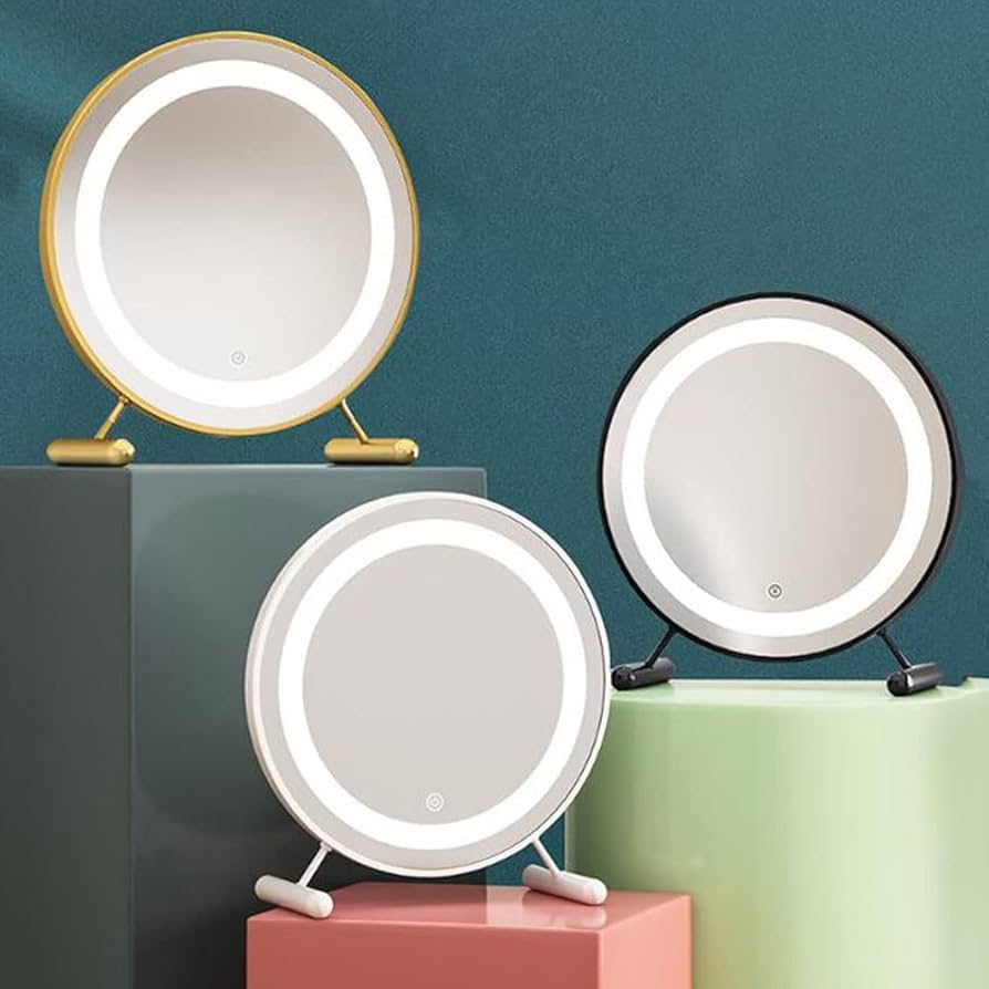 安心の定価販売 化粧鏡 女優ミラー 卓上鏡 50cm白色スピーカー付き