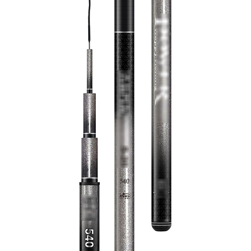 Canna da Pesca per Torrente Canna da Pesca Estremamente Leggera, Piccola, Completa, Canna da Pesca Ultraleggera in Carbonio Duro, Canna da Pesca a Mano Canna da Pesca compatta(5.7M)