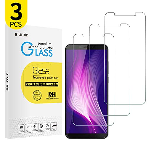 Siumir Protector de Pantalla para Cubot Nova Protector de Pantalla Vidrio Templado Alta Definicion 9H Dureza Anti-Rasguños Screen Protector 3 PCS