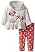 Disney Baby Girls' Peek A Bow Minnie Mouse Fleece Hoodie Set