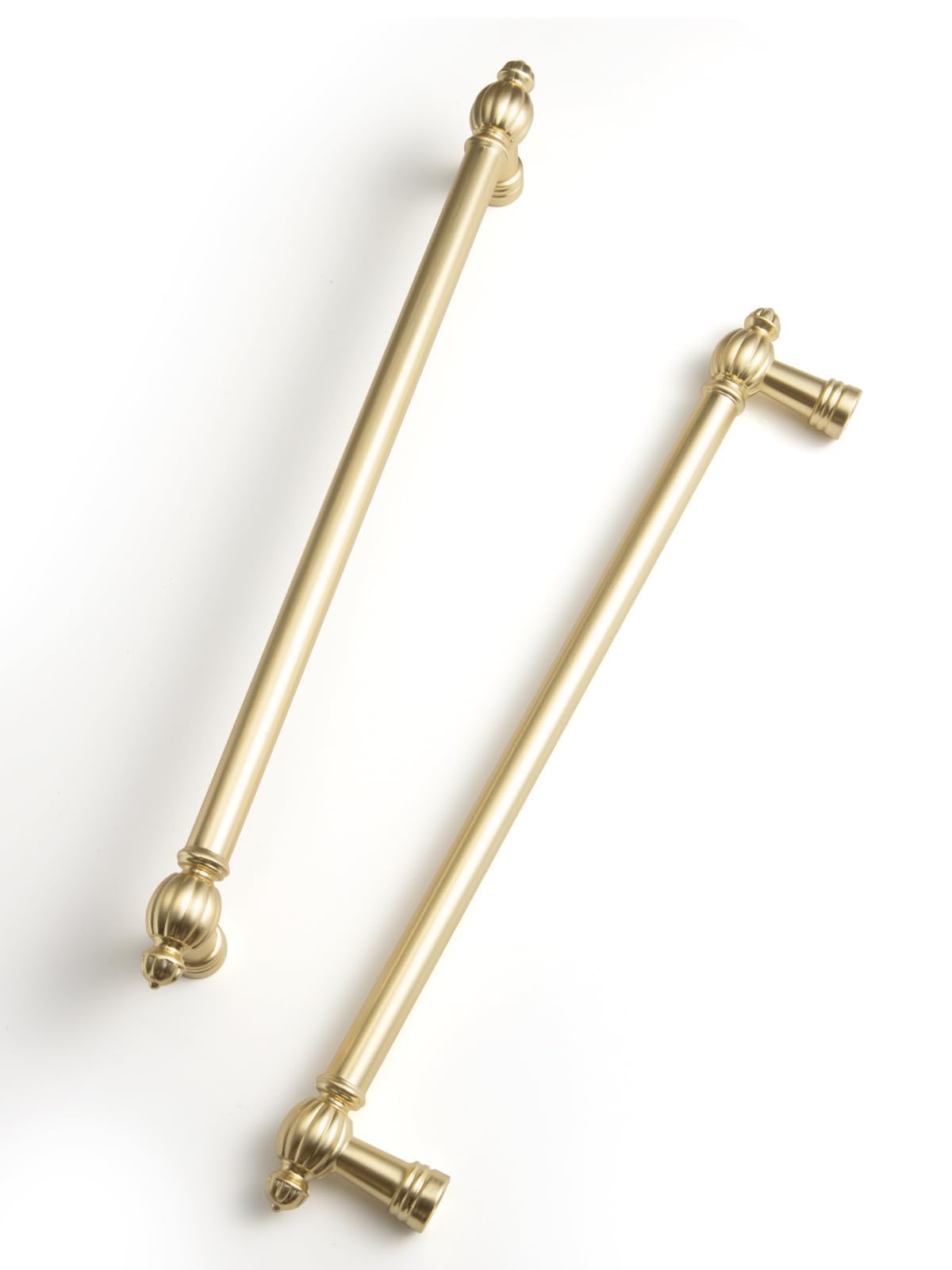 Brushed Gold Zinc Alloy Cabinet Pulls - 7.56"(192mm) Hole Center Classic Vintage Drawer Handles,Kitchen Cupboard Bathroom Dresser Cabinet Hardware Handles — image 1