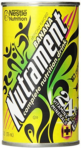 Nutrament Energy and Fitness Drink, Banana, 12 Ounce Cans (Pack of 12) by Nutrament
