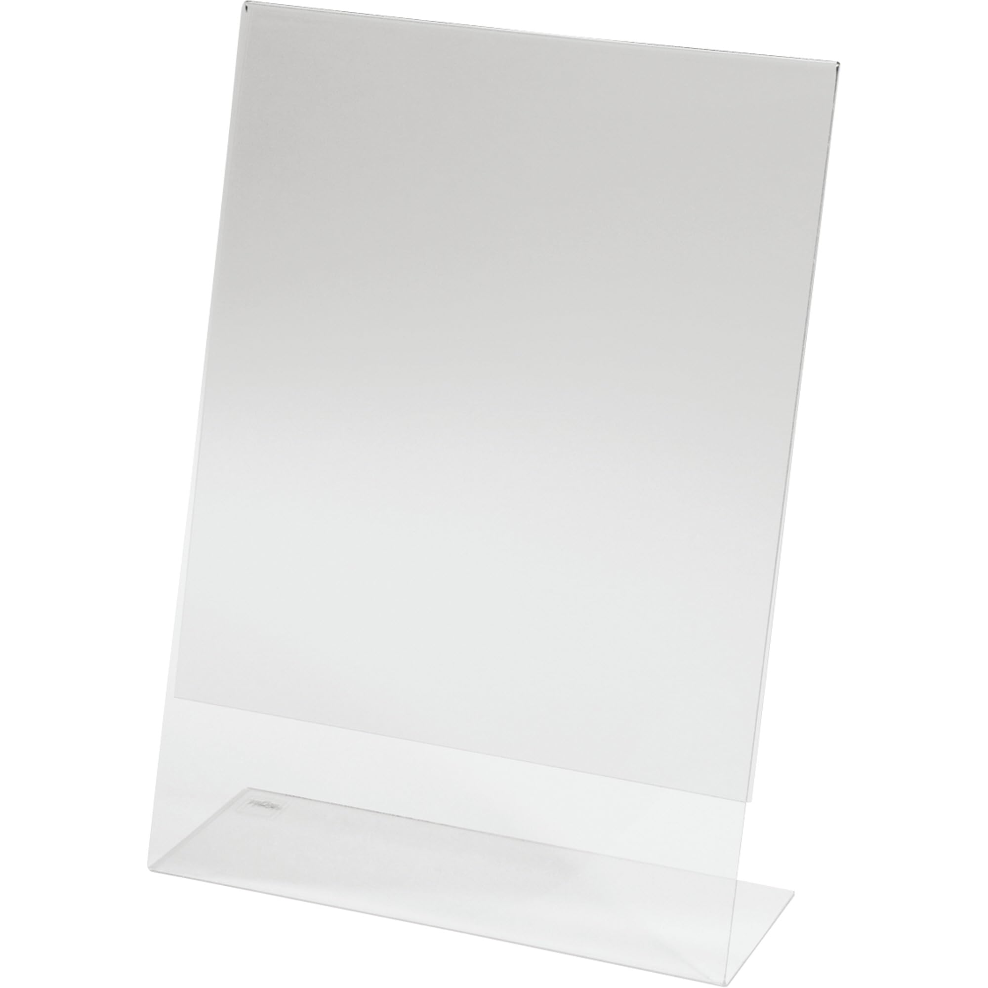 SIGEL TA210 Sign Holder, slanted, for A4, single-sided presentation, uv resistant acrylic, transparent, 1 Piece
