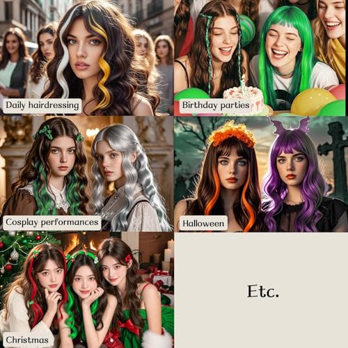 St Patricks Day Green Temporary Hair Color Wax Stick miniatura 6