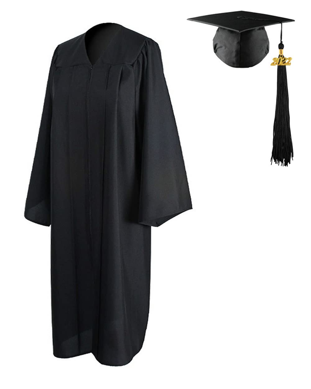 Buy [2022+2023] HEPNA Matte Graduation Gown Cap Tassel Set,Uniforms