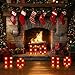 Ho Ho Ho Christmas Decorations Indoor, 6.3 Inches LED Marquee Light up Letters HOHOHO Signs, Battery Operated Christmas Lights Sign for Home Table Top Mantel Room Bedroom Bar Xmas Party Decor
