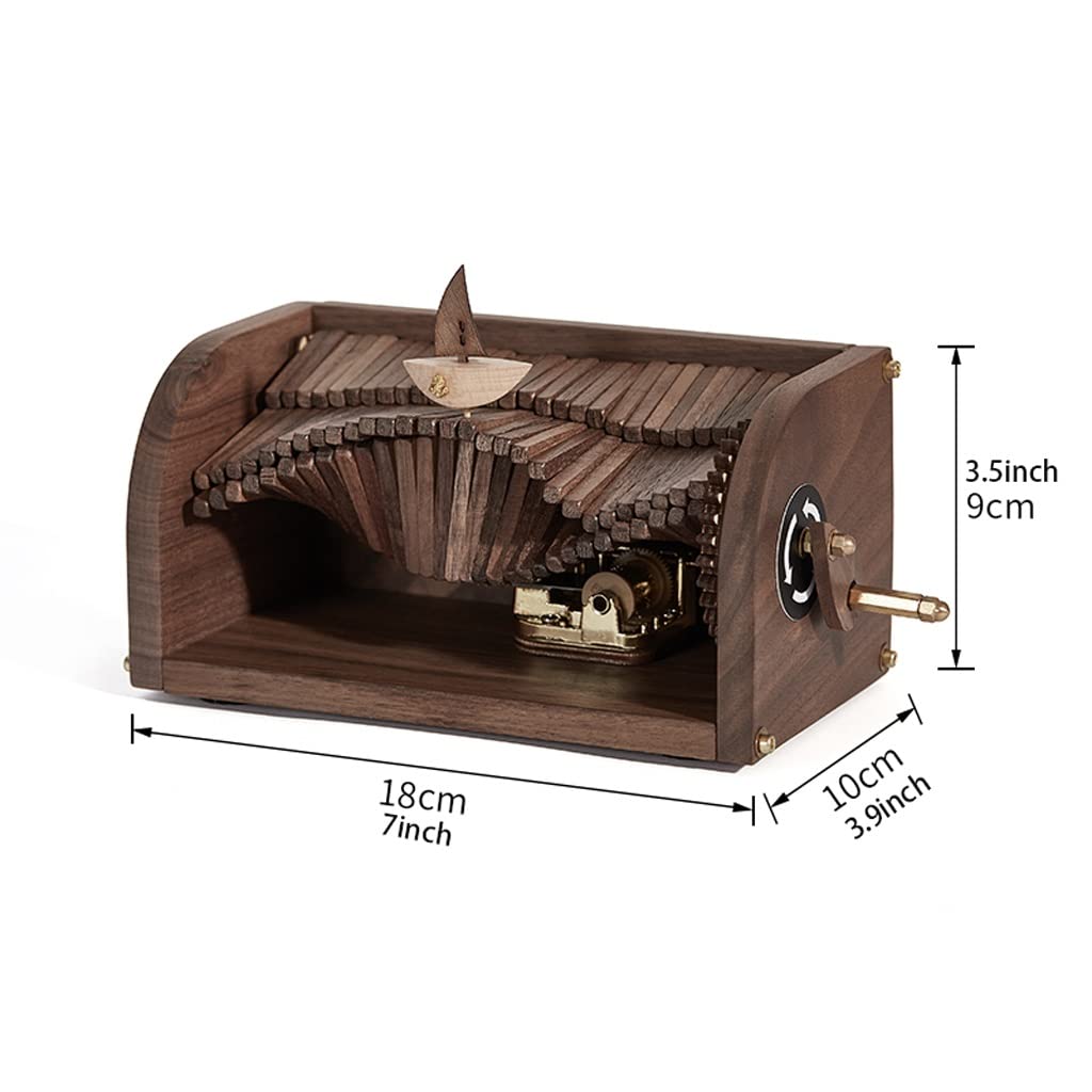 Carillon Scatola Musicale Music Box Box Box Scatole Musicali in Legno Regali for Il Compleanno/San Valentino/Giorno del Ringraziamento Giorno/Decorazioni for la casa di Natale Carillon Regalo di