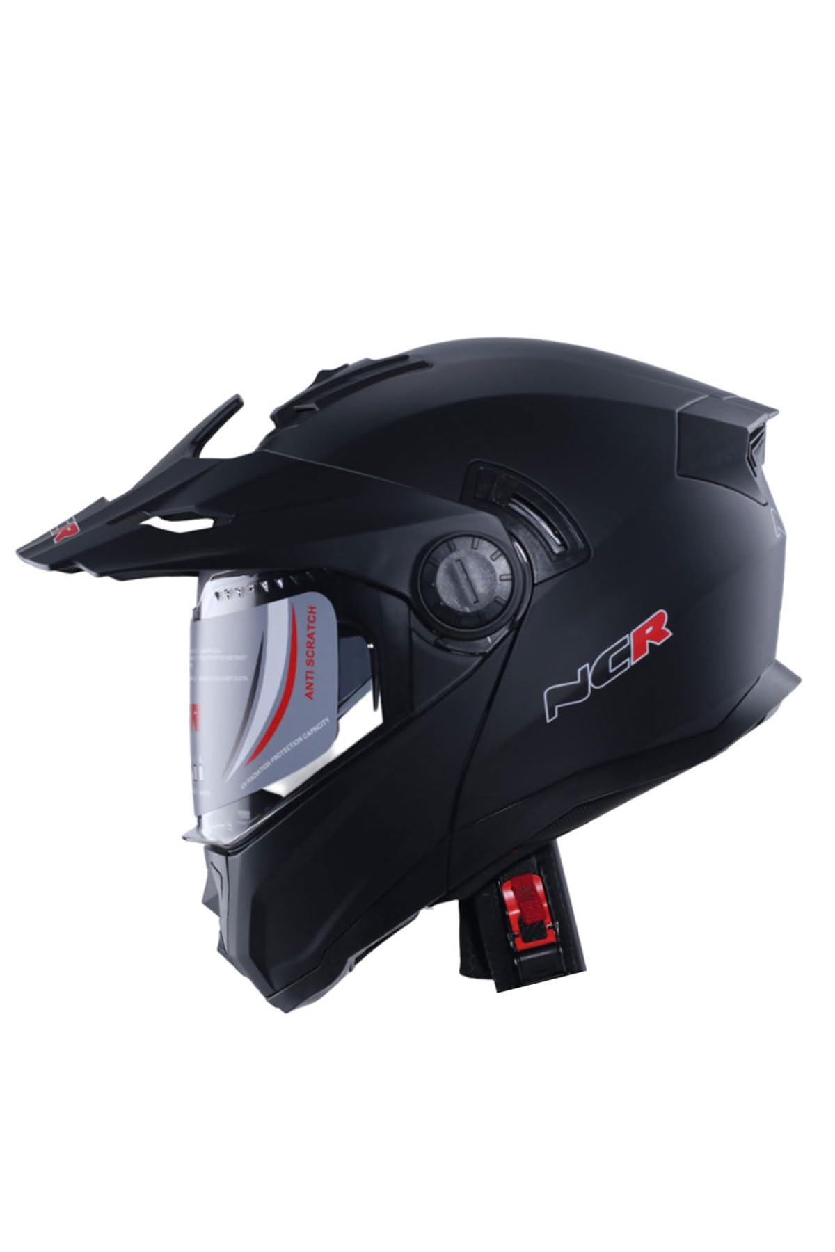 X-Cross Çene Açılır Kask Mat Siyah (ECE-22.06) (L)