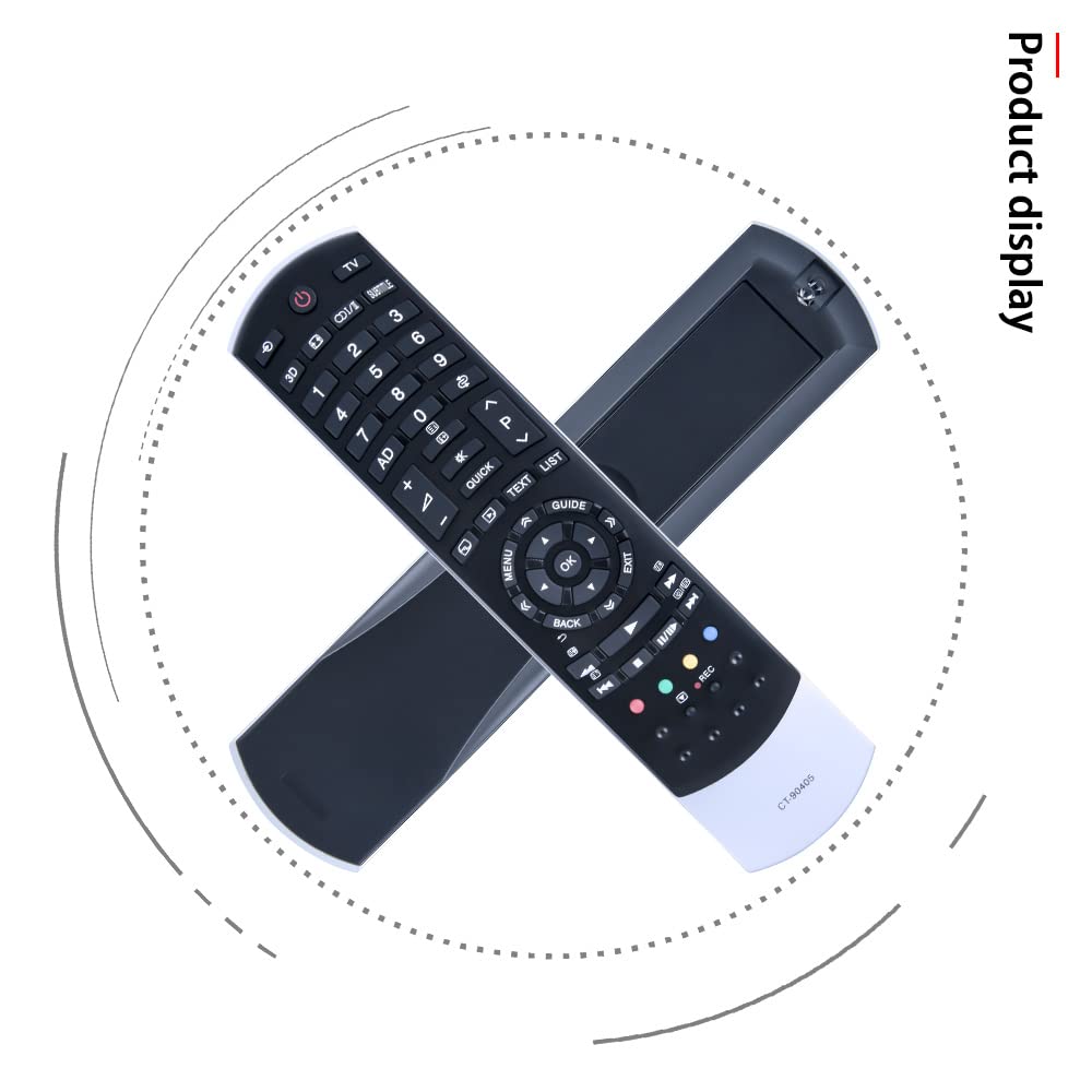 TCNOUMT CT-90405 Remote Control Replacement Suitible for Toshiba TV 32UL975G 40TL933F 40TL938G 40UL975G 42XL975G 46TL933F 46TL938G 46TL966G 47VL963G 47WL968B 55XL975G 55VL963 CT 90405 - Image 3