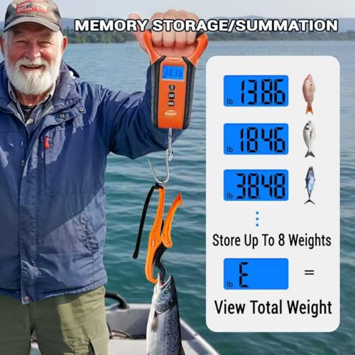 image for FULGATI Fish Scale Digital Waterproof Floating with Carry Case Fishing