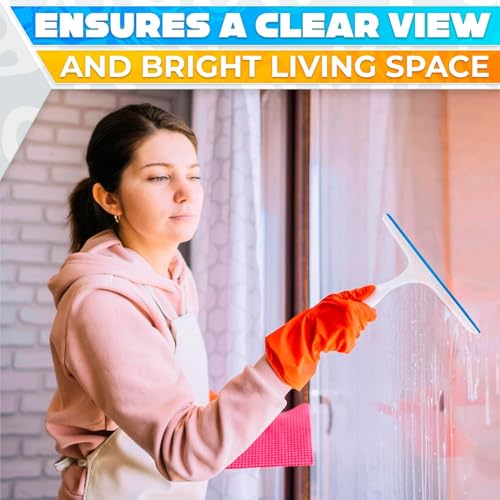 Image of Kitchen Wiper Squeegee for Cleaning Window Glass Tiles, Kitchen Table Platform, Car Auto Windshield (Multicolour) - Pack of 3 Pcs