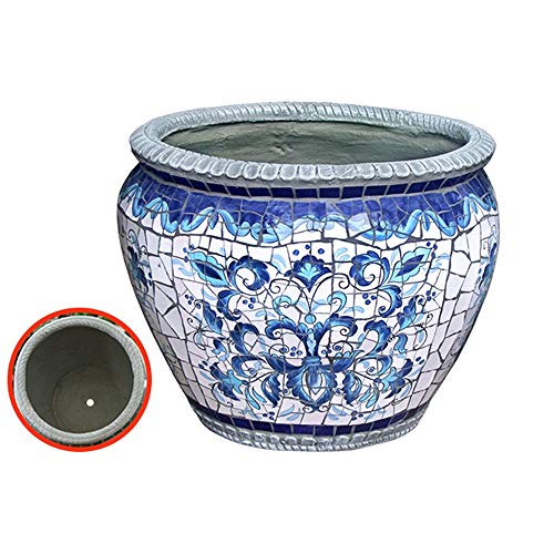 Jardinière de bonsaï en céramique grand pot de fleur extérieur intérieur