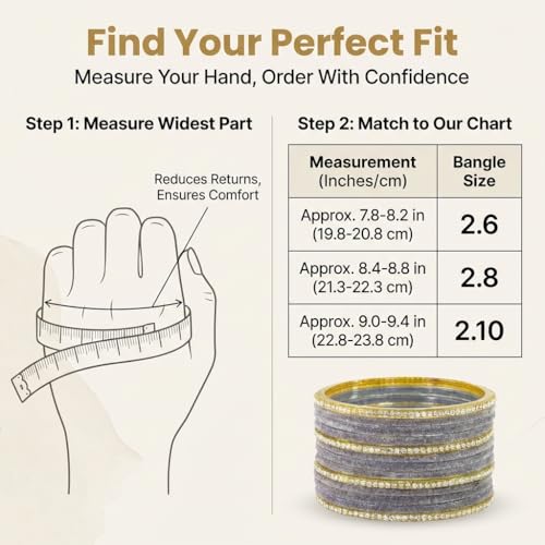 Image of NMII Fancy Glass Golden Zircon Diamond Stone & Velvet Finish Plain Bangles Set For Women & Girls | Glass Velvet Bangles | Kanch ki Chudiyan | Girl's Bangles Bracelet | Fashion Jewellery- Set of 32