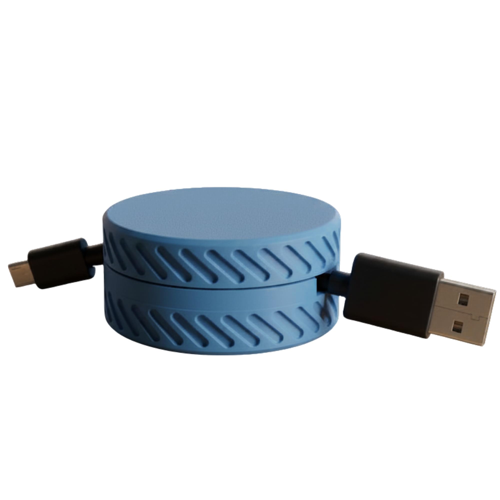 Stackable Cable Organizer – Tangle-Free Cord Winder for Desk, Travel & USB Cables | Modular Cord Management System for Home & Office (1, Blue)-image-7