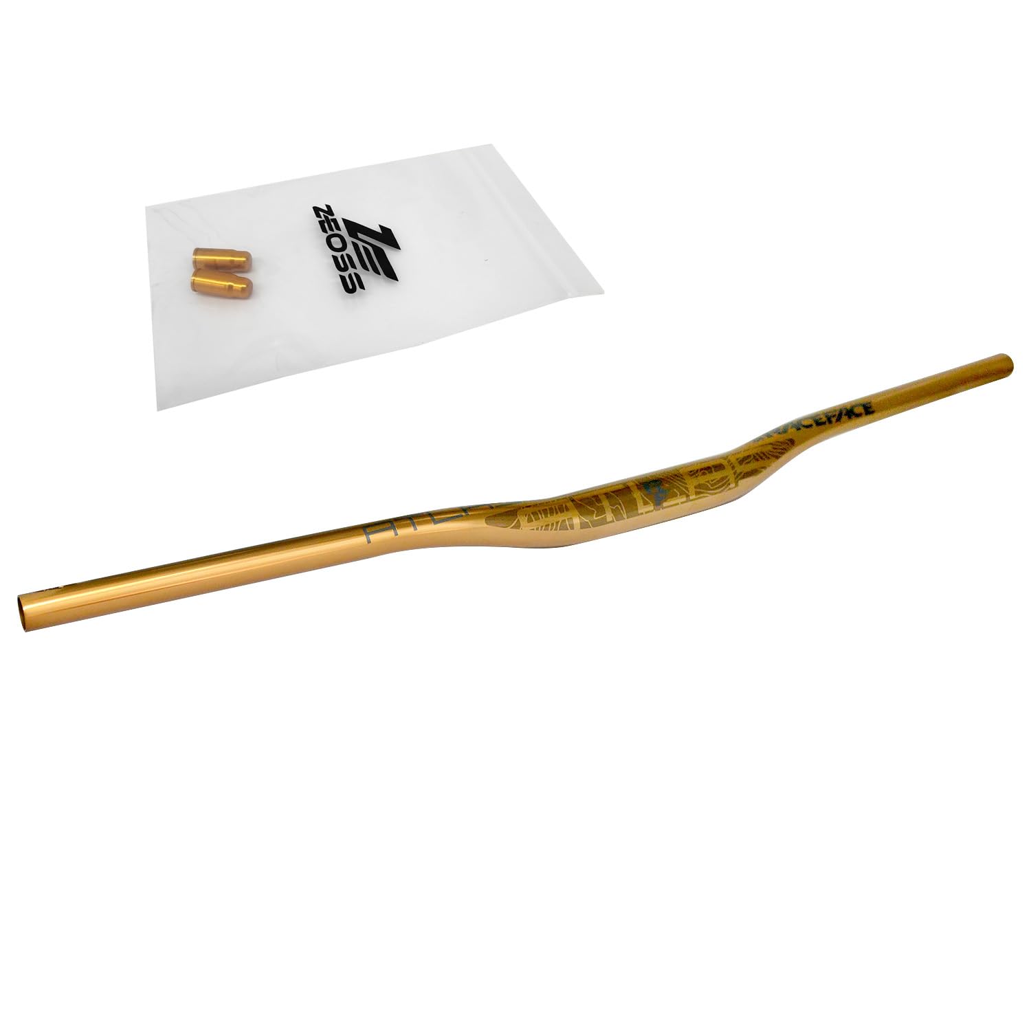 ZEOSSRace_Face Atlas 35 Riser 35 x 820mm Handlebar 20mm Rise Kashmoney with Valve Cap, RF3141-ZEO-CAP