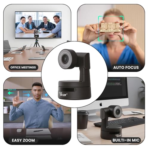 Image of TONZO PTZ Camera TZ310 Full HD 1080P USB Camera with 10X Optical Zoom, Auto Focus, Plug & Play for Laptop, Desktop & Video Conferencing