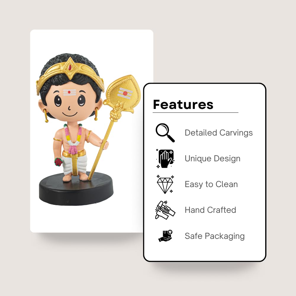 Divine Bobbleheads - Bhagwaan Ji Figurines -4 Divine Bobbleheads - Bhagwaan Ji Figurines -4
