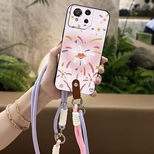 Phone Case Compatible with Asus ROG Phone9/9Pro/ROG9SE, Anti-dust Lanyard Soft case Full wrap Anti-knock Back Cover Dirt-resista