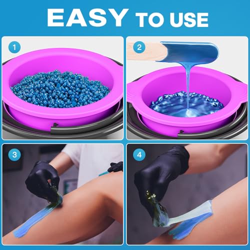 Bestidy Wax Beads, Bagged 500g/1.1lb/17.6oz, Waxing beans for Hair Removal, Women Men, Home Waxing for All Body and Brazilian Bikini Areas (500g) - Image 6
