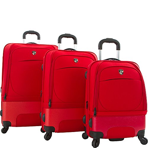 Heys America Spin-Air Ii 3Pc Spinner Luggage Set (Red) #TOP15