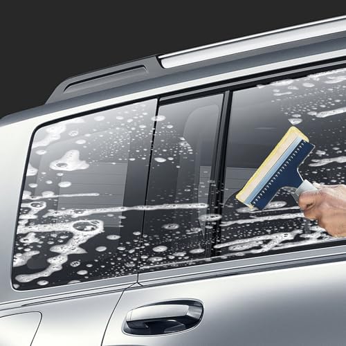 Yeria 4 Stück Mikrofaser Ersatztuchk,Geeignet für Kärcher Fensterreiniger Ersatzteile,Kärcher Fenstersauger Ersatzteile für Mikrofaser-Mop-Pads,Fensterwischer für Kärcher WV2 WV5 WV6 Plus Premium