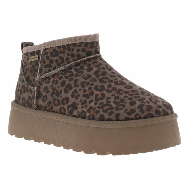 TOM TAILOR - Boots FEMME léopard et à slip-on - Taille numeric_40