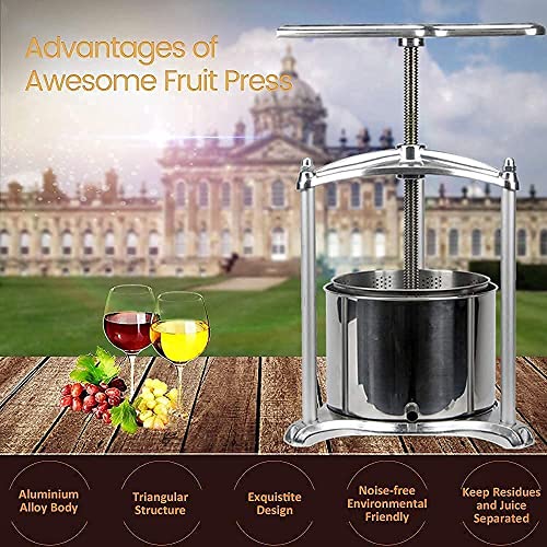 Fruit Wine Press And Crusher,100% Nature Apple&Grape&Berries Crusher Manual Juice Maker For Kitchen #TOP5