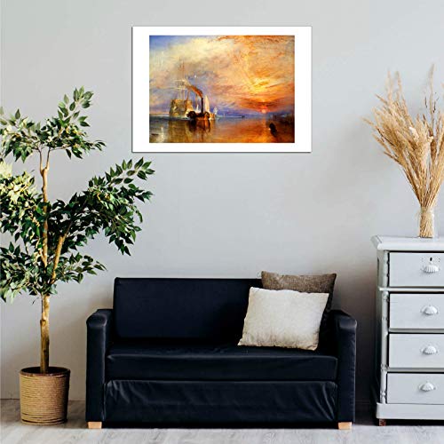 The Fighting Temeraire Orange grand format affiche mat sans reflets - 2