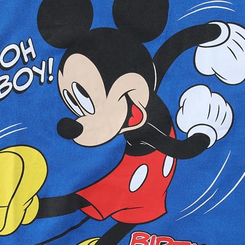 Disney Mickey Mouse Birthday Boys Short Sleeve T-Shirt for Toddler and Big Kids3