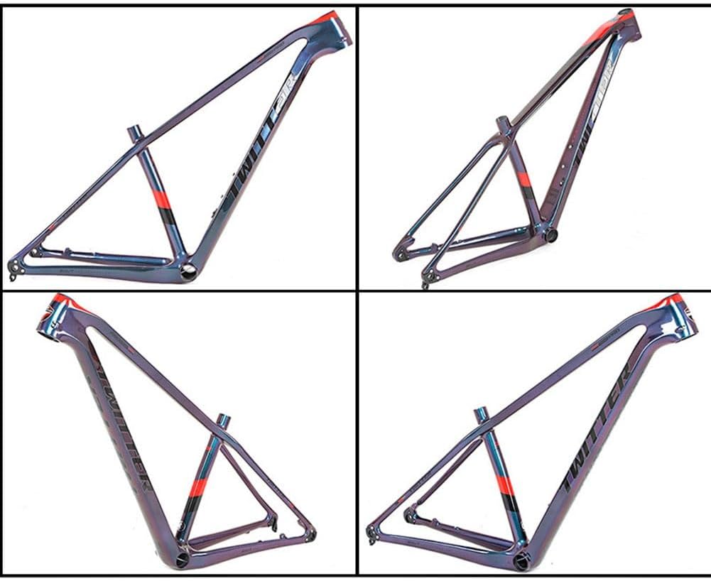 TUJISEK Carbon Fiber Frame 29er Mountain Bikes Frame Thru Axle 12 * 148mm Boost 15''/17''/19'' Mountain Bikes Frame Disc Brake Internal Routing