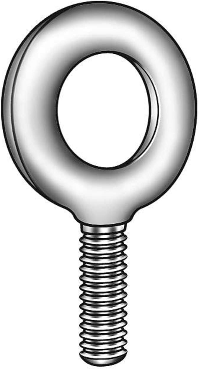 K2008-B-ZN Plain Pattern Eyebolts, 3/4-10" x 2-1/2"