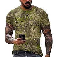 PERFORMANCE-INSPIRED MENS GYM T SHIRT: Support your fitness routine with our distinct Camouflage tops, suitable for gym sessions, cardio, and yoga, allowing for natural movement. LOOSE FIT FOR COMFORT: Our gym shirts for men loose fit are made from s...