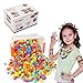 Produktbild EXTSUD Kinder Pop Perlen Geschenkset Schmuckset 700 Stück drahtlose Perlen Schmuck Halskette Armband Ringe DIY Spielzeug Pädagogisches Spielzeug für Mädchen 3+ Geburtstag Kindertag Geschenk Set