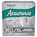 Depen Assurance Incontinence Underwear for Men, Maximum Absorbency, L/XL, 36 Count (Pack of 2 Total of 72 Ct)