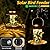 PENXUA Solar Bird Feeder for Outdoors Hunging, Gifts for Mom Grandma Women, Metal Waterproof Outside Wild Bird Feeders,Cardinals Feeders, Gifts for Bird Lovers, Lantern Light, Garden Decoration