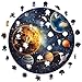 Iconic Puzzles - Armonia Solare, puzzle in legno 100% sostenibile, Regali per Bambini e Adulti, taglia S, 200 Pezzi immagine