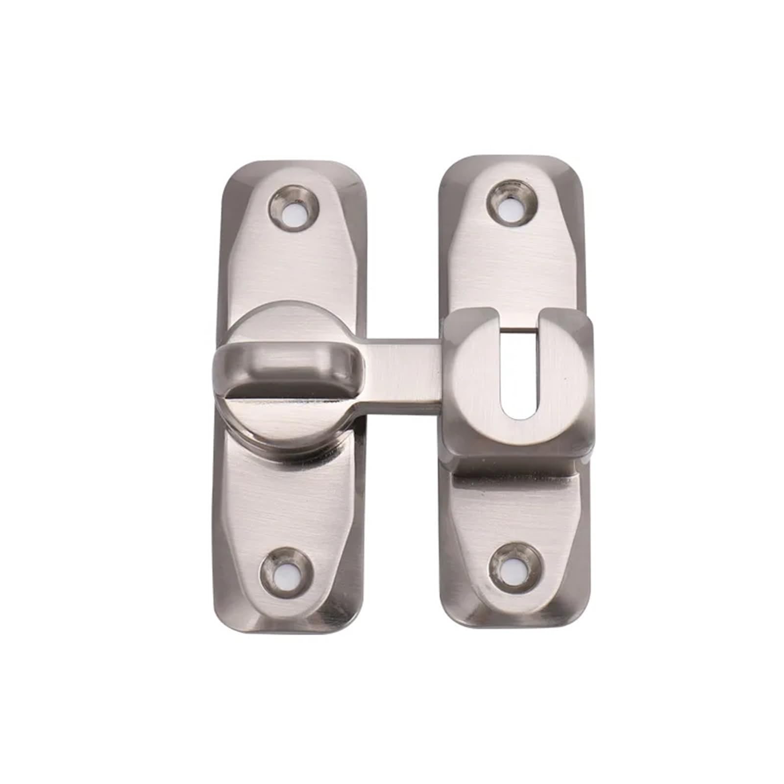 BPABDEITR 180 Degree Sliding Door Latch Hasp Bolt Flat Lock Multicolor