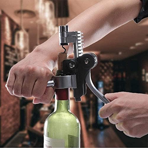 Corkscrew Wine Bottle Opener Set - Silver
