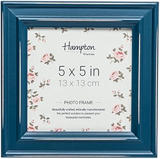Hampton Frames PALOMA 5x5 (13x13cm) Teal Square Picture Poster Photo Frame Glass PAL301955T