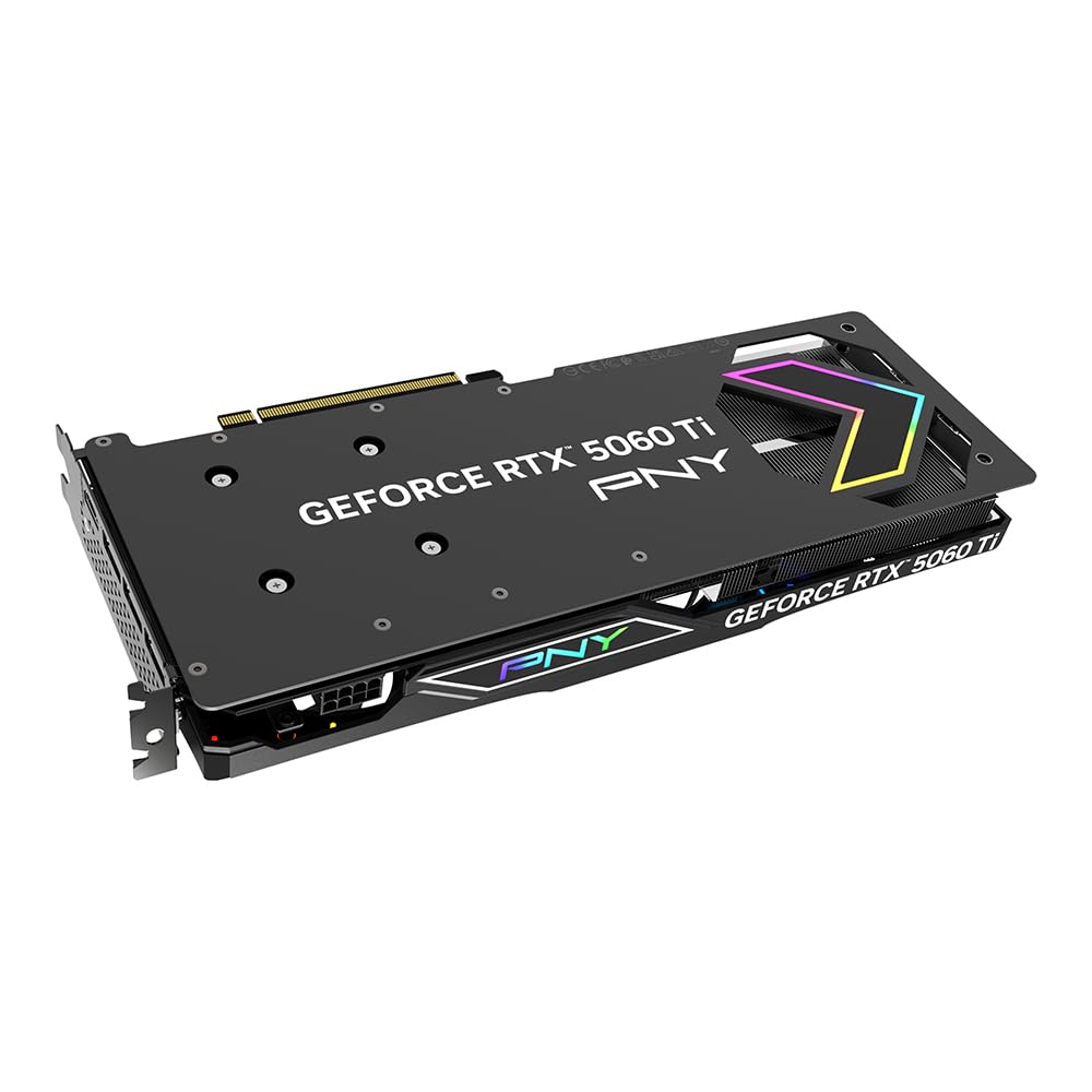 PNY Tarjeta Gráfica GeForce RTX™ 5060 Ti 16GB ARGB OC Triple Fan DLSS 4