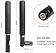 GTIWUNG 3 Stück 8dBi 2.4/5/5.8GHz Dualband WiFi Antenne 16CM, RP-SMA Stecker Antenne+3 Stück 25 cm MHF4 zu RP-SMA Weiblich Pigtail WiFi Kabel