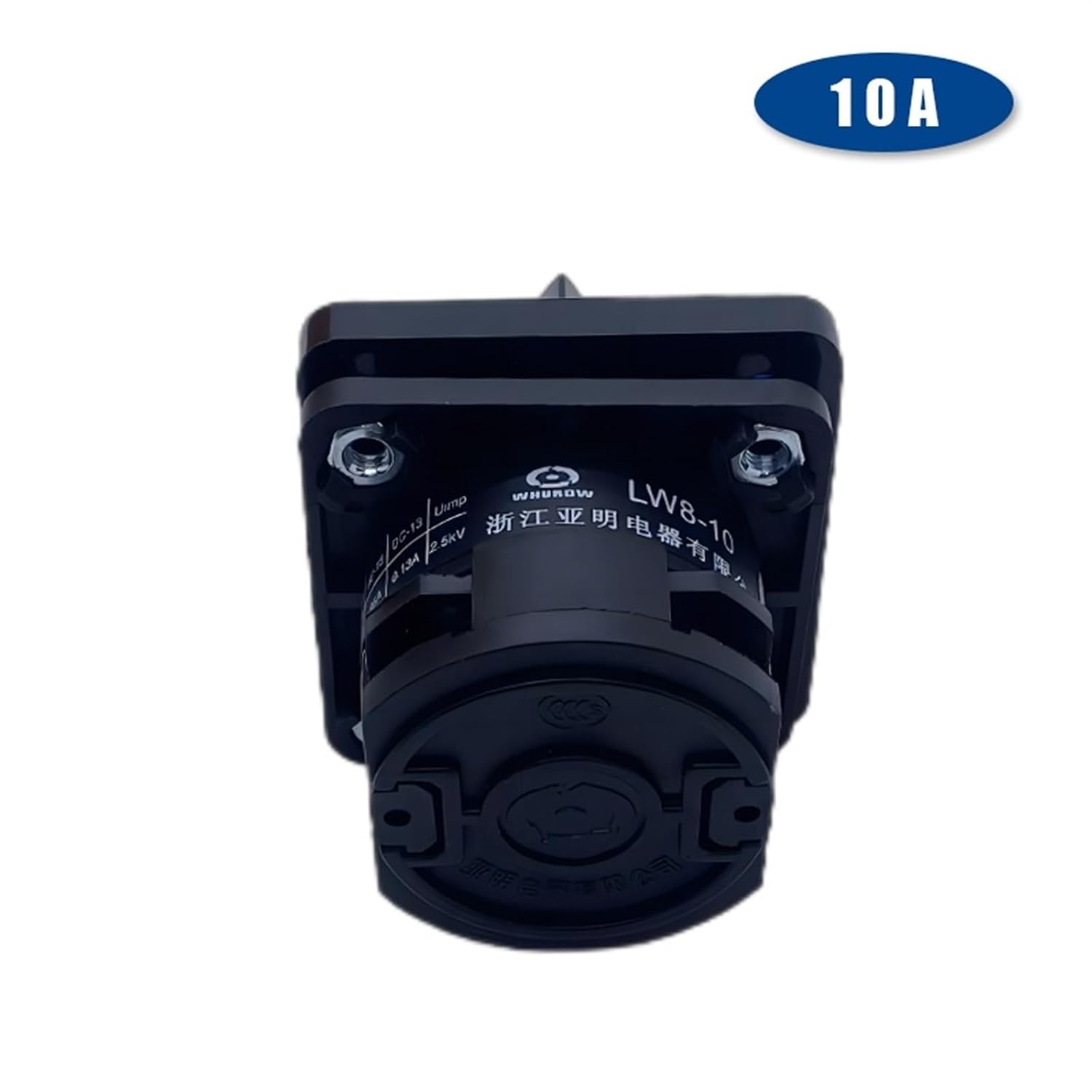 LW8-10/1 C02 Power Cut-Off 10A Start Stop Control Motor Machine Universal Change-Over Rotary Cam Switch